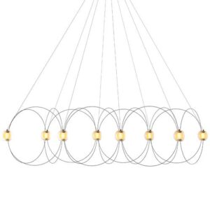 Munari X8 lysekrone, sort
