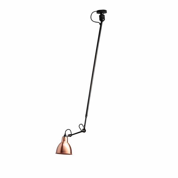 N302 Loftlampe Mat Sort & Kobber