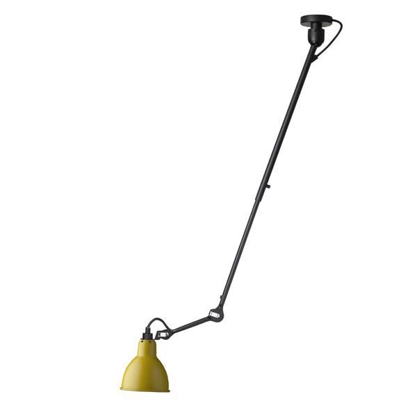 N302 Loftlampe Mat Sort & Mat Gul