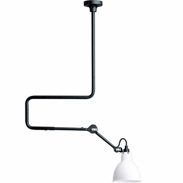 N312 Loftlampe Mat Sort/Mat Hvid