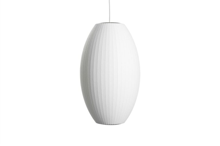 Nelson Cigar Bubble Pendel Mellem Off-White