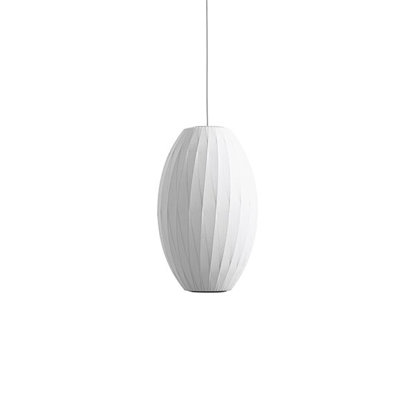 Nelson Cigar Crisscross Bubble Pendel Mellem Off-White