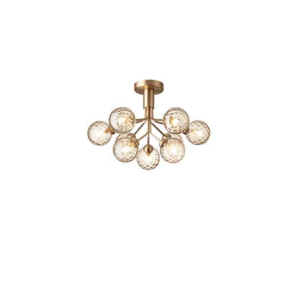 Nuura Apiales 9 Loftlampe Børstet Messing/Optic Gold