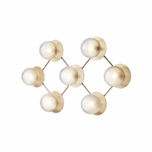 Nuura Liila 7 Væg/Loftlampe Optic Klar