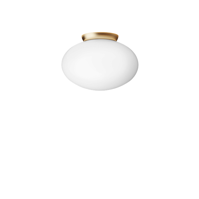 Nuura Rizzatto 301 Loftlampe Satin Messing/Opal