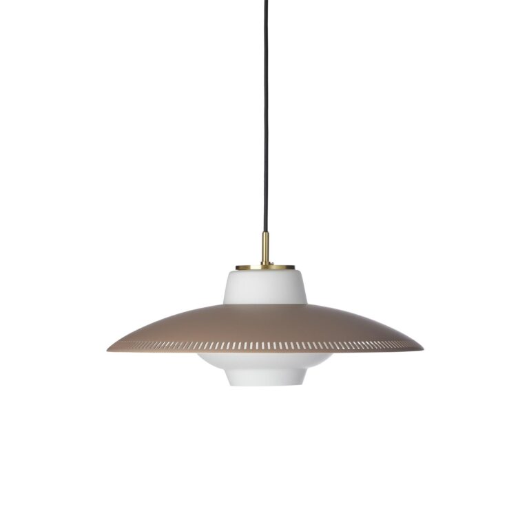 Opal Shade Pendel Light Hazel Brown