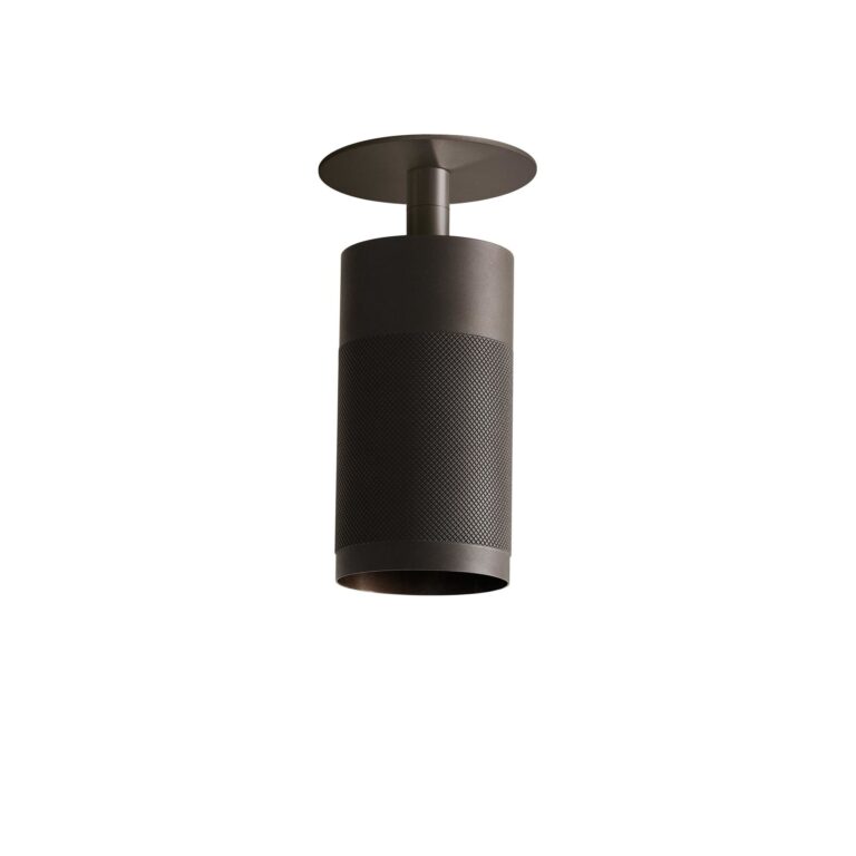 Patrone Recessed Loftlampe Bruneret Messing Box-Fit