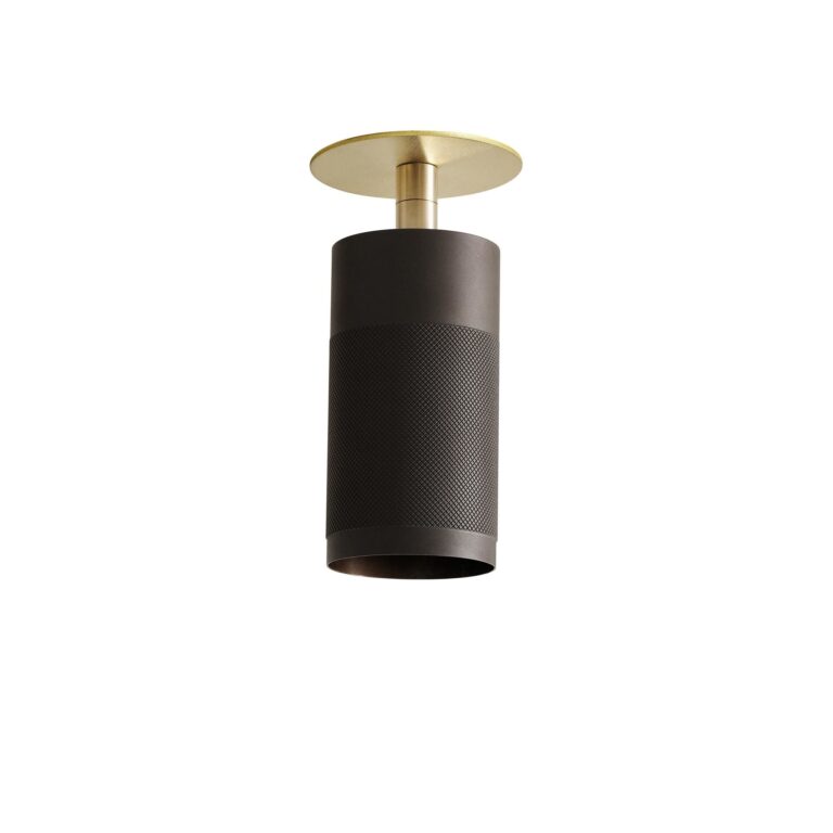 Patrone Recessed Loftlampe Bruneret/Messing Box-Fit