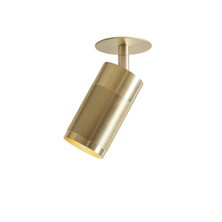 Patrone Recessed Loftlampe Massiv Messing Clip-Fit
