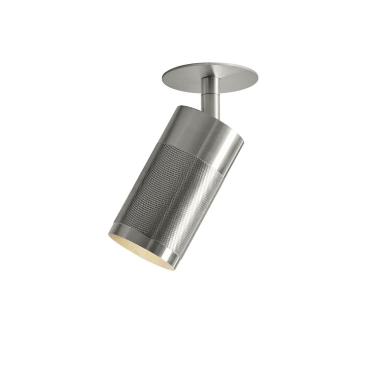 Patrone Recessed Loftlampe Nikkelbelagt Messing Box-Fit