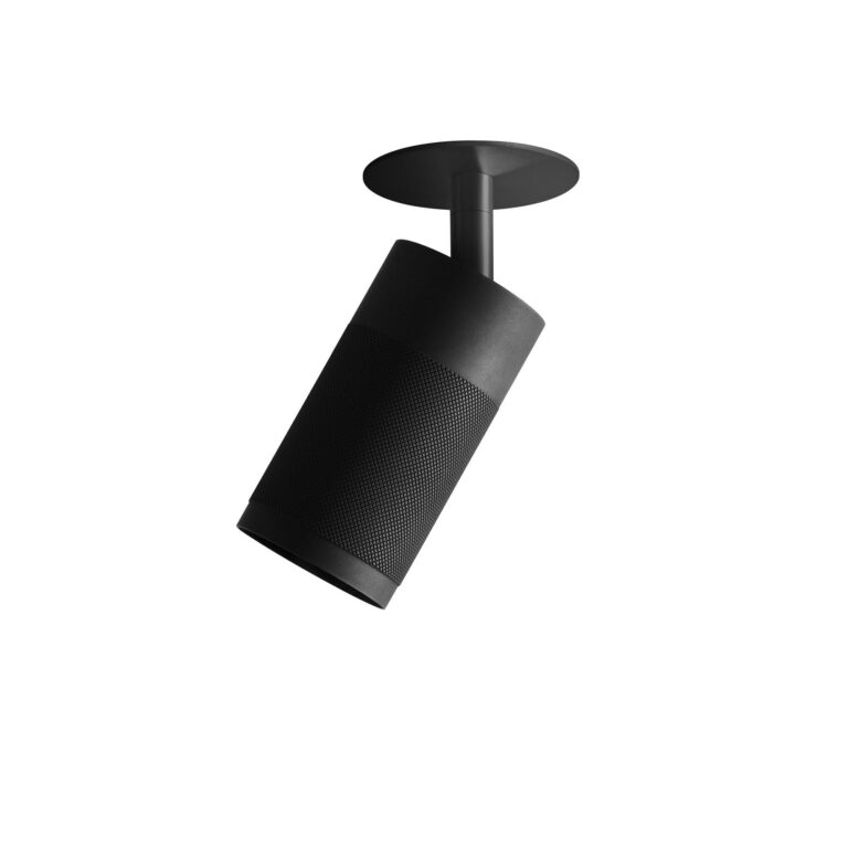 Patrone Recessed Loftlampe Sortbruneret Messing Box-Fit