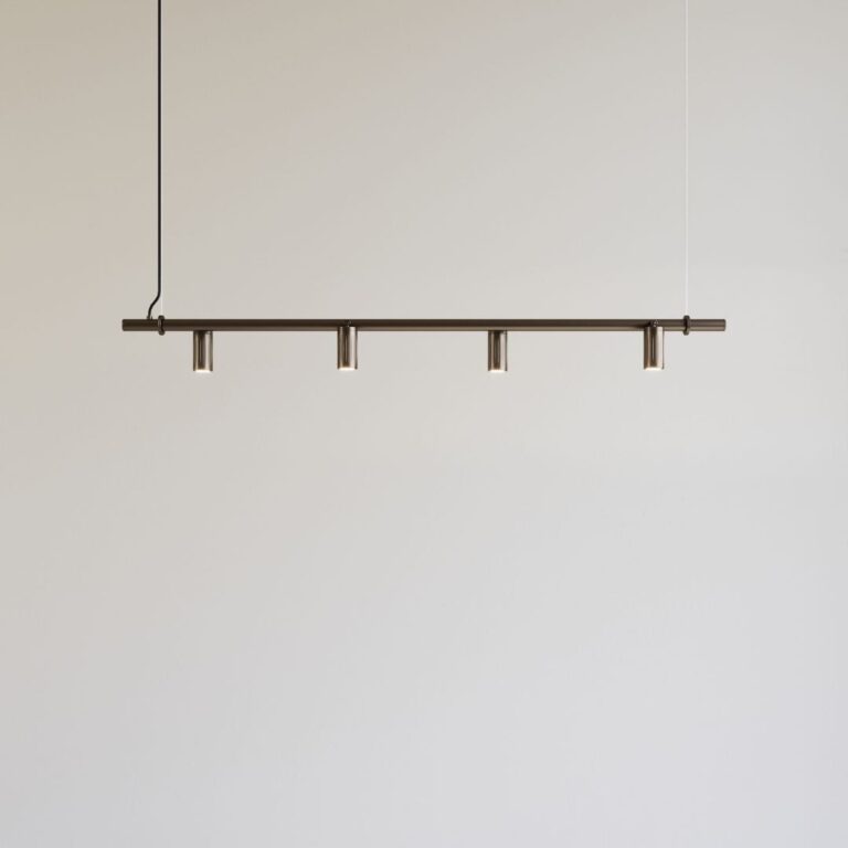 Pipe 4 Pendel - Bruneret Messing - RAMA Lights