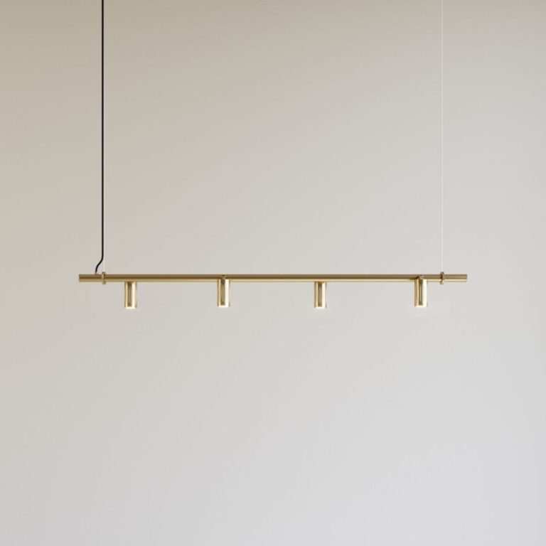 Pipe 4 Pendel - Messing - RAMA Lights