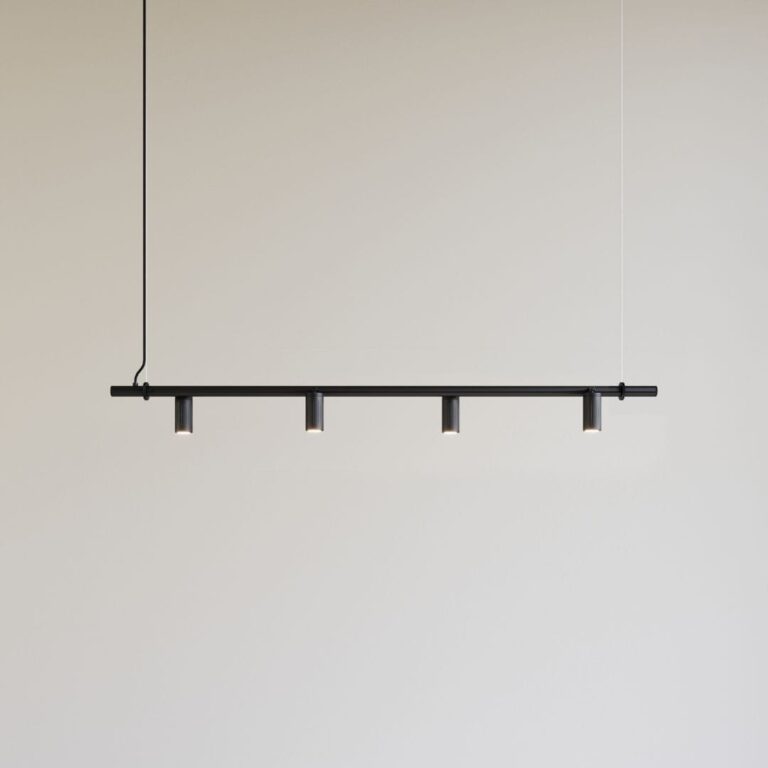 Pipe 4 Pendel - Sort - RAMA Lights