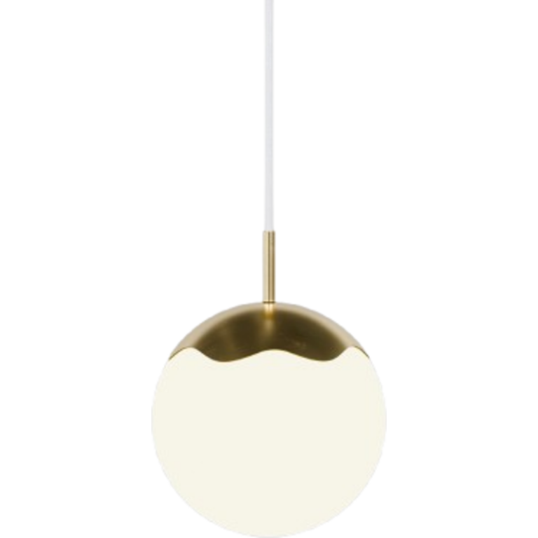 Rebello Decor Circle of life pendel, hvid ledning, Ø11 cm
