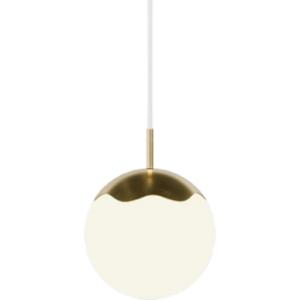 Rebello Decor Circle of life pendel, hvid ledning, Ø20 cm