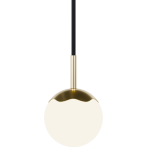 Rebello Decor Circle of life pendel, sort ledning, Ø11 cm