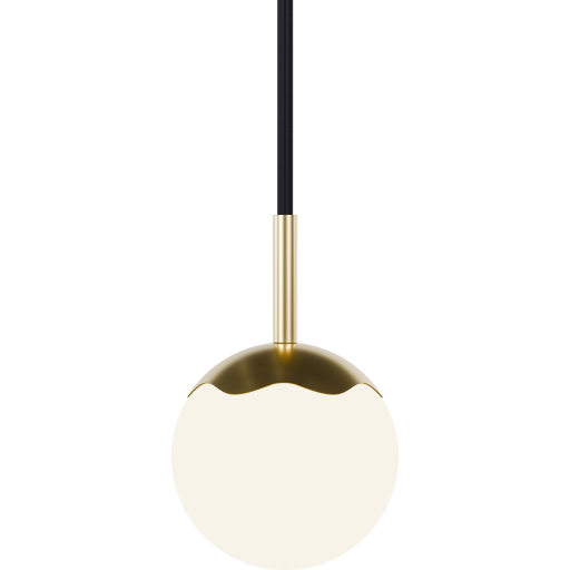 Rebello Decor Circle of life pendel, sort ledning, Ø11 cm