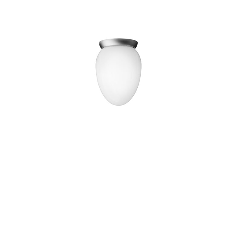 Rizzatto 171 Loftlampe Satin Sølv/Opal