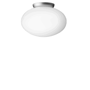 Rizzatto 301 loftlampe, satin silver/opal