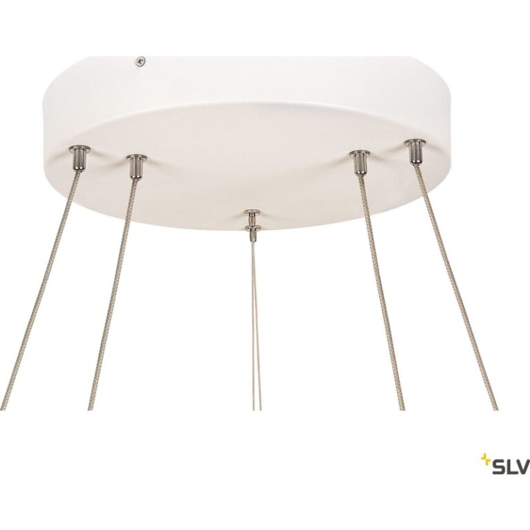 SLV One Double pendel, hvid, Ø60 cm