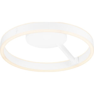 SLV One væg- & loftlampe, hvid, Ø40 cm