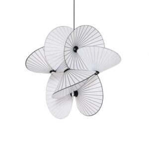 Serpentine Light 8 small pendel, sort/hvid