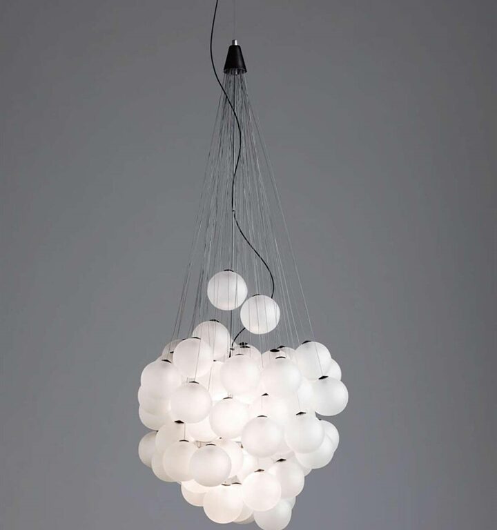 Stochastic pendel / lysekrone ophæng, alu