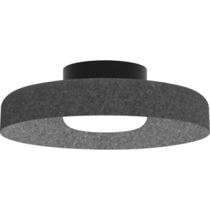 Sven SD Væg/loftlampe antracit/sort 12W LED Ø280 mm, 2700K/3000K