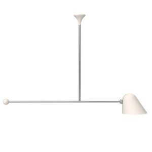 TATO Beghina Pendel Mat Hvid & Krom Høj