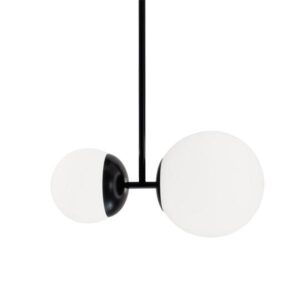 TATO Biba Pendel 120cm Mat Sort & Hvid