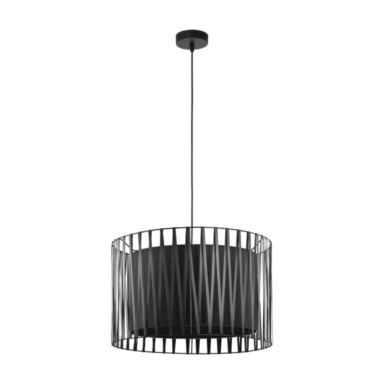 TK Harmony loftlampe - sort stof og metal