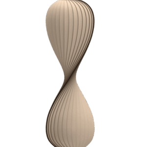 TR10 pendel, birk/natur, 43 x 133 cm.