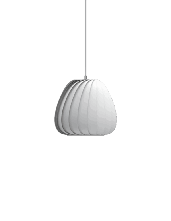 TR12 pendel, plastik/hvid, 30 x 25 cm
