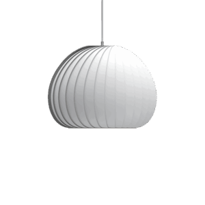 TR12 pendel, plastik/hvid, 45 x 35 cm