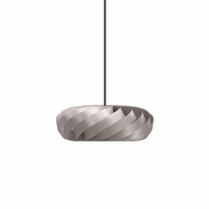 TR5 pendel, alu/sølv 40 x 18 cm