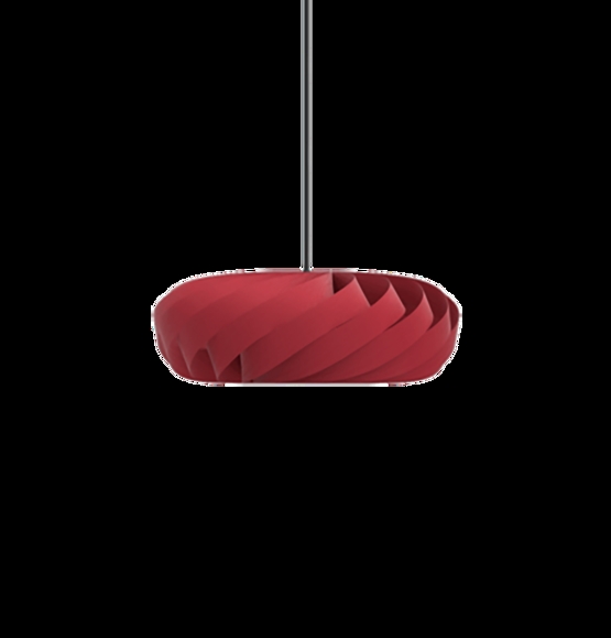 TR5 pendel, birk/rød, 40 x 18 cm