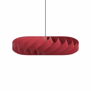 TR5 pendel, birk/rød, 80 x 22 cm