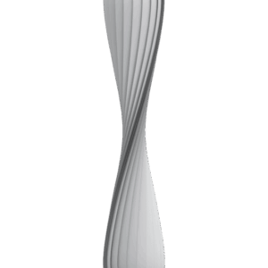 TR7 pendel, plastik/hvid, 25 x 145 cm