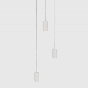 Tala Alumina Triple pendel (fatning), hvid