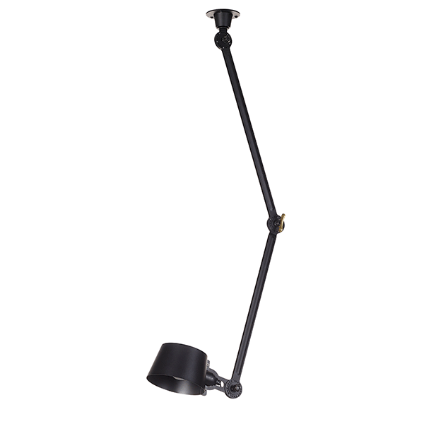 Tonone Bolt Loftlampe Dobbelt Arm Side Fit Smokey Black