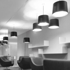 Twiggy Sospensione Grande - pendel, sort