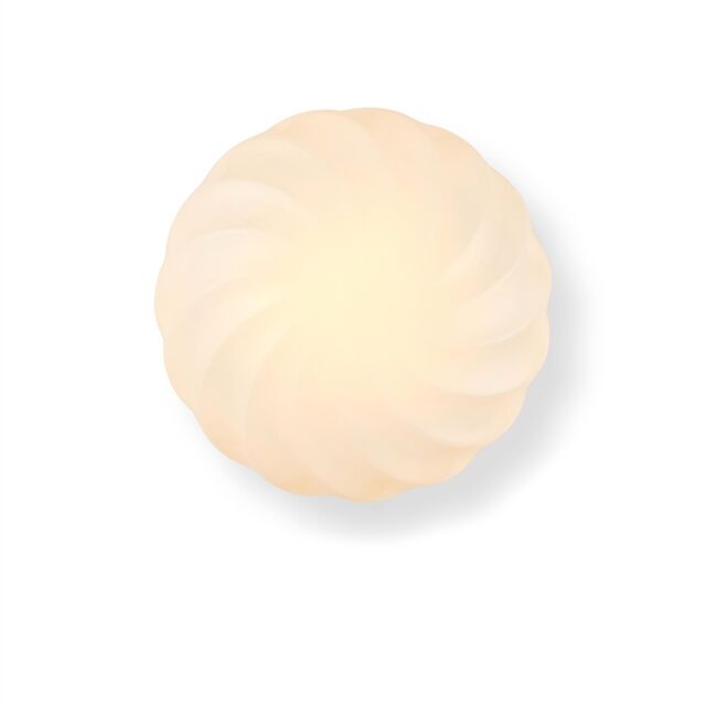 Twist Væg/Loftlampe Ø35 Opal/Antique