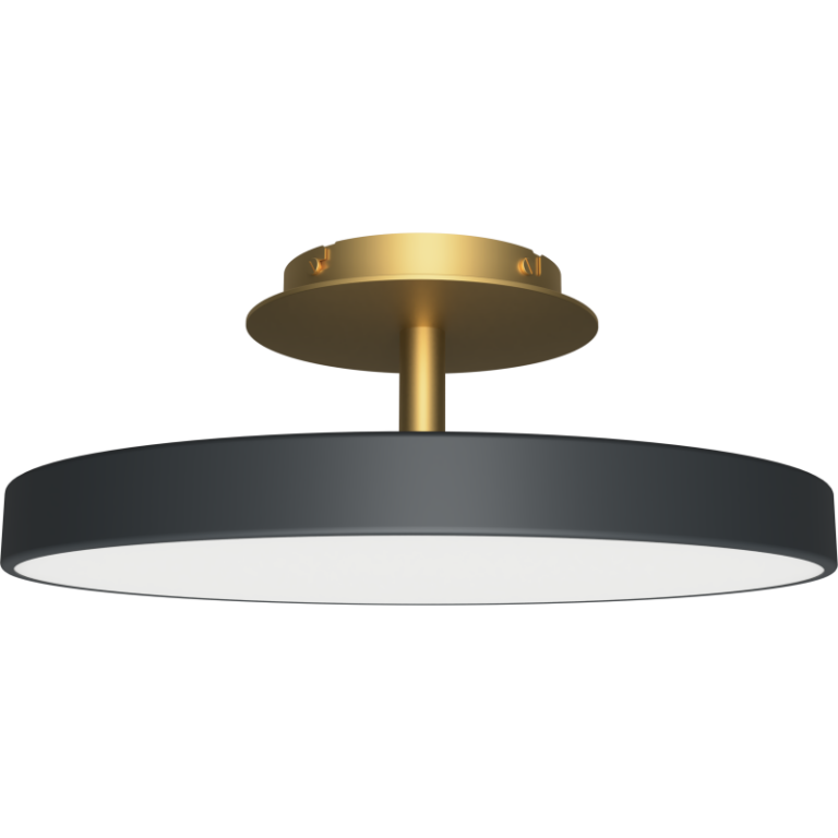 Umage Asteria Up loftlampe, grå, Ø43 cm